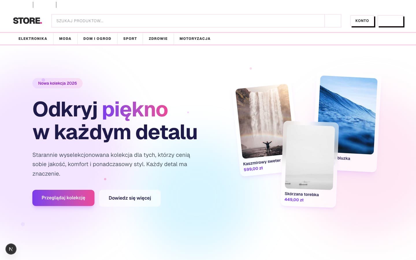 Sklep na planie Start