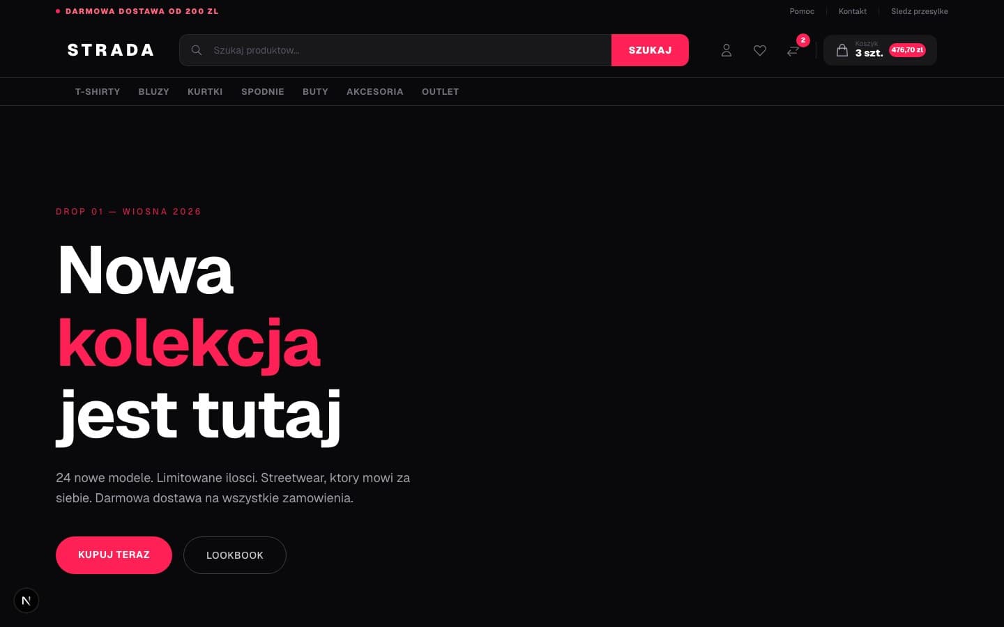 Szablon Streetwear
