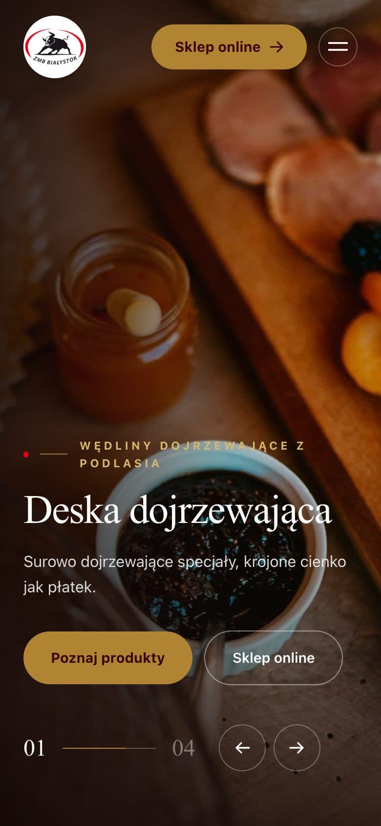Strona główna sklepu ZMB Białystok działającego na Torveo
